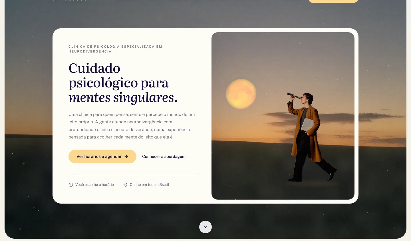 Site da Clínica Modus